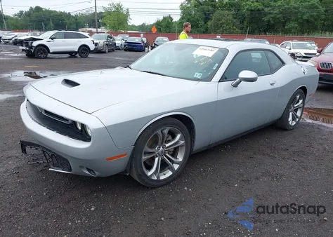 2022 Dodge Challenger Gt из США, поврежденный, VIN 2C3CDZJG0NH109387
